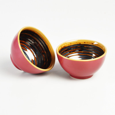 

Cultural Concepts Studio Purple Stoneware Bowl Set(Purple, Gold, Pack of 2)