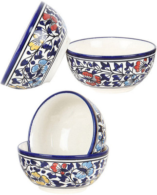 

VarEesha Multicolored Ceramic Bowls Set Ceramic Bowl Set(Multicolor, Pack of 4)