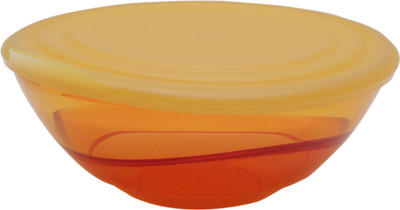 

Tupperware - 600 ml Plastic Grocery Container(Orange)