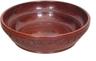 

Onlineshoppee Wooden Bowl(Brown, Pack of 1)