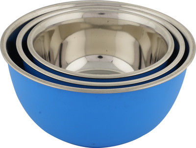 

Ultimate Chef SS Steel Bowl Set(Multicolor, Pack of 3)