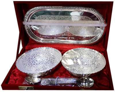 

Spirit Silver Plated Bowl Set(Silver, Pack of 4)