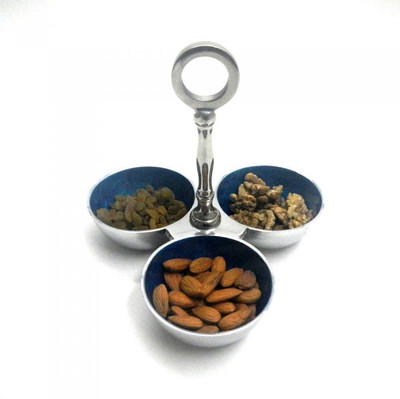 30% OFF on Indian Reverie 3-Section Aluminium Bowl Set(Blue, Pack of 1) 30% OFF on Indian Reverie 3-Section Aluminium Bowl Set(Blue, Pack of 1)