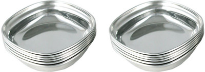 

Arihant Set of 12 Stainless Steel Bowl(Silver, Pack of 12)