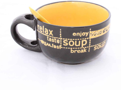 

Aarzool Ceramic Bowl(Yellow, Pack of 1)