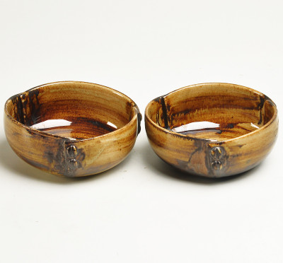 

Cultural Concepts Button - Small Stoneware Bowl Set(Brown, Pack of 2)