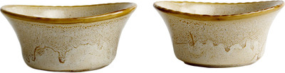 

Caffeine Stoneware Bowl Set(Brown, Beige, Pack of 2)