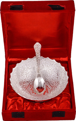 

G S Museum Silver Plated Decorative Platter(Multicolor, Pack of 2)