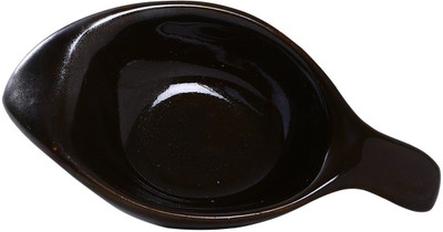 

Caffeine Dip and Sauce Diva Serving Ceramic in Black Glossy (Set of 1) Stoneware Bowl(Black)