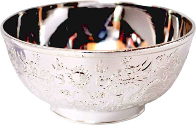 

Sambhav Products Dragon Bowel big Silver Plated Bowl(Silver, Pack of 1)