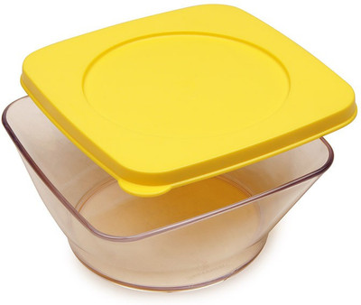 

Tupperware Square and Round Plastic Bowl(Yellow, Pack of 1)