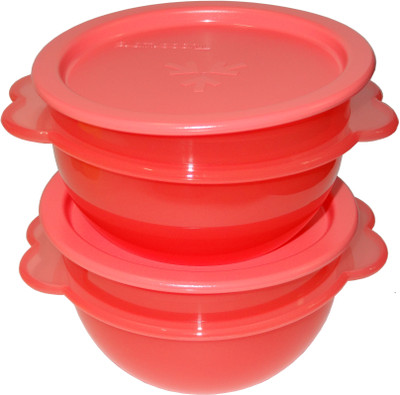 

Tupperware Star Plastic Bowl Set(Red, Pack of 2)