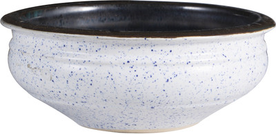 

Caffeine White Studio Stoneware Bowl(White, Brown, Pack of 1)