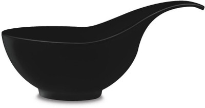 

Milton Diya Melamine Bowl Set(Black, Pack of 6)