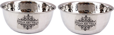 

IndianArtVilla Set of 2 Bowls Steel Bowl Set(Steel, Pack of 2)
