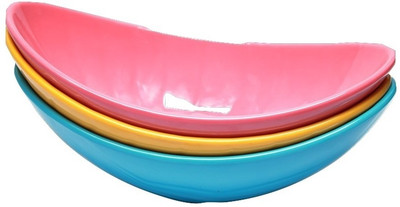 

Hiluxe Melamine Bowl Set(Pink, Yellow, Blue, Pack of 3)