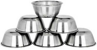 

Gold Luck Stainless Steel Bowl Set(Steel, Pack of 6)