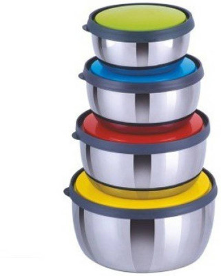 

Jazam Stainless Steel Bowl 1504 Set of 4 Stainless Steel Bowl Set(Multicolor, Pack of 4)