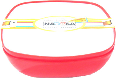

Nayasa Plastic Bowl Set(Red, Pack of 2)