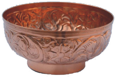 

Veda Home & Lifestyle Copper Bowl(Clear, Pack of 1)