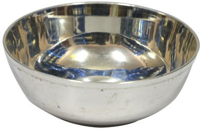 

sambhav products Silver Plated Bowl(Silver, Pack of 1)