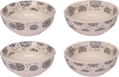 

Elite Handicrafts Boutique Design Ceramic Bowl Set(White, Pack of 4)