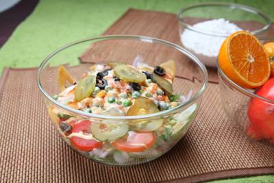 Vertis Borosilicate Glass Salad Bowl(Clear, Pack of 1) Vertis Borosilicate Glass Salad Bowl(Clear, Pack of 1)