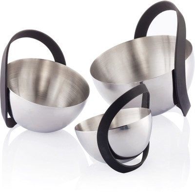 10% OFF on XD Design Orbo Serving Stainless Steel Serving Bowl(Silver, Black, Pack of 3) 10% OFF on XD Design Orbo Serving Stainless Steel Serving Bowl(Silver, Black, Pack of 3)
