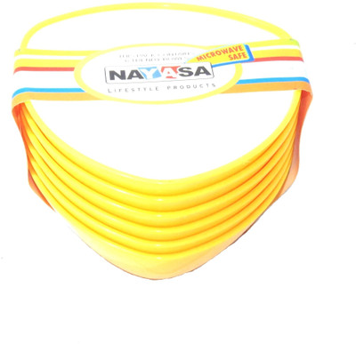 

Nayasa Plastic Bowl Set(Yellow, Pack of 6)