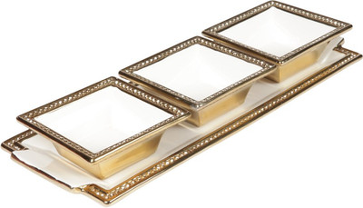 

Sivica Ceramic Bowl Set(White, Pack of 4)