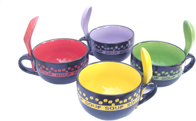 

Wonder Ceramic Multicolour Set Ceramic Bowl Set(Multicolor, Pack of 8)