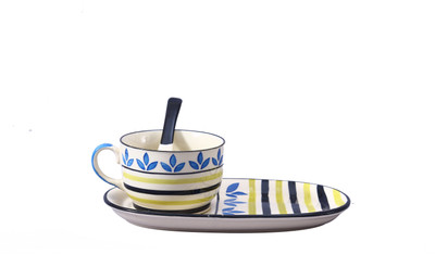

Caffeine Blue Asmiya Stoneware Bowl Set(Multicolor, Pack of 3)