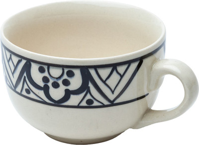 

Elite Handicrafts Stoneware Ceramic Bowl(White, Black, Pack of 1)