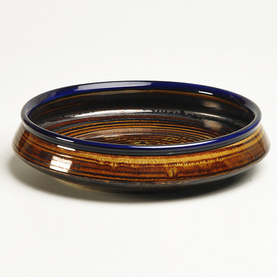 

Cultural Concepts Bruin Studio Big Urli Stoneware Bowl(Brown, Blue, Pack of 1)