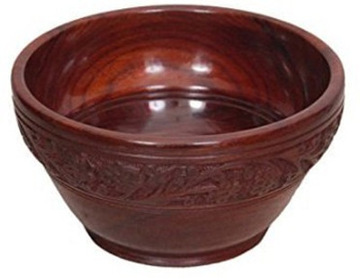

Craftatoz Wooden Bowl(Brown)
