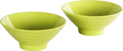 

Iveo Melamine Bowl Set(Green, Pack of 2)
