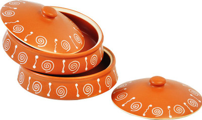 

Cultural Concepts Terracotta Handi Ceramic, Stoneware Bowl Set(Brown, Pack of 4)