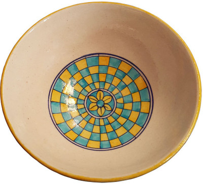 

Shilpbazaar Beautiful Pottery Bowl(Yellow, Pack of 1)