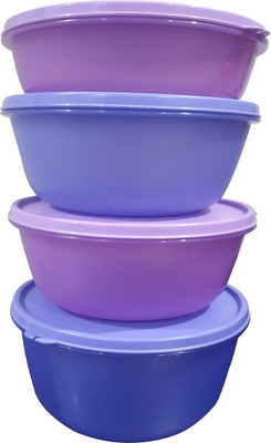 

Tupperware Plastic Disposable Bowl Set(Blue, Purple, Pack of 4)