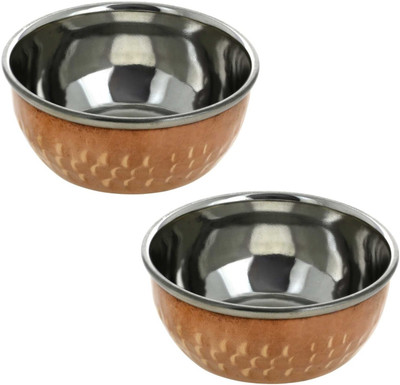 37% OFF on Asia Craft Copper Tableware ,2 Copper Bowl Set(Steel, Pack of 2) 37% OFF on Asia Craft Copper Tableware ,2 Copper Bowl Set(Steel, Pack of 2)