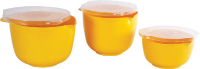 

Iveo Multi Tasker Melamine Bowl Set(Yellow, Pack of 3)