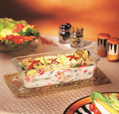 BOROSIL Loaf Dish-1.2 L Glass Vegetable Bowl(White, Pack of 1) BOROSIL Loaf Dish-1.2 L Glass Vegetable Bowl(White, Pack of 1)