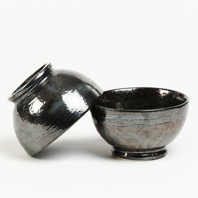 

Cultural Concepts Footed Bowl Ceramic, Stoneware Bowl(Brown, Pack of 2)