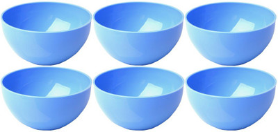 

Microgen Polypropylene Bowl Set(Blue, Pack of 6)