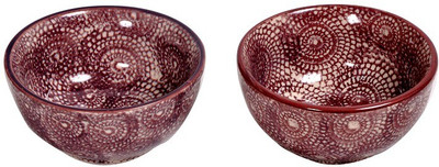 

Elite Handicrafts Vegetable Bowl Ceramic Bowl Set(Brown, Pack of 2)