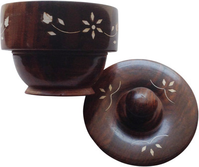 

Mavi Handmade Wooden Bowl(Brown, Pack of 1)