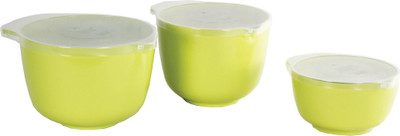 

Iveo Multi Tasker Melamine Bowl Set(Green, Pack of 3)