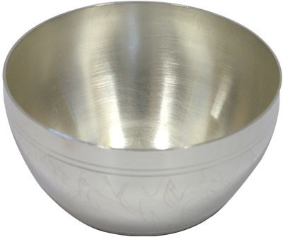 

sambhav products Silver Plated Bowl(Silver)