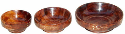 

Acme Production Wood Bowl Set(Brown)