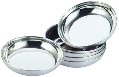 

Super Marc Stainless Steel Bowl(Steel, Pack of 6)